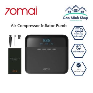Máy bơm lốp ô tô xe hơi Xiaomi 70mai Midrive TP03 bơm mini tự ngắt chính hãng - Cao Minh Shop