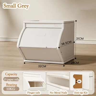 Kids Storage Cabinet Stackable Toy Stack Box Organizer for Snacks & Books Dustproof Design for Easy Organization 收纳柜