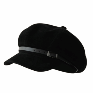NOBLELUX Warm Beret Hats Fashionable Retro Suede Octagonal Hat Classic Design Newsboy Cap Daily Travel