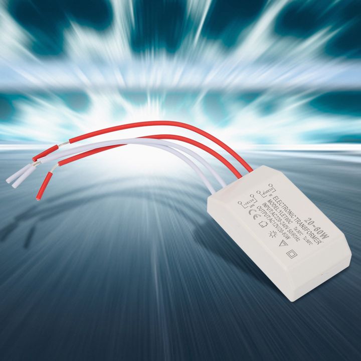 Transformateur électronique LED 20-60W 220V Vers 12V - Adaptateur Pour Spots (neuf)