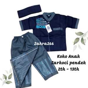 SARKOCI ANAK WARNA HIJAU MOTIF BORDIL 2025 LENGAN PENDEK BAHAN TOYOBO HALUS LICIN DAN ADEM FOTO REAL FICTURE TERLARIS