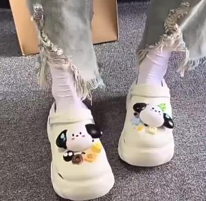 [Free Shipping] WomenS Thick-Soled Wear-Resistant Clogs Outdoor Dual-Use Half-Slippers Outdoor Sandals And Height-Increasing Shoes
