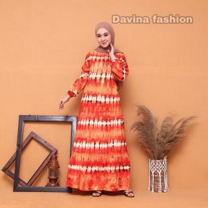 GAMIS RAYON HOME DEWSS TIE DYE | GAMIS SYARI DRESS BUSUI |GAMIS BATIK