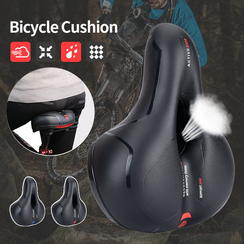 🇸🇬 Fast Delivery Bicycle Seat Bike Seat Saddle Memory Foam Cushion / Cycle Seat Cushion / Mountain bike cushion / Breathable Bike Seat Cover