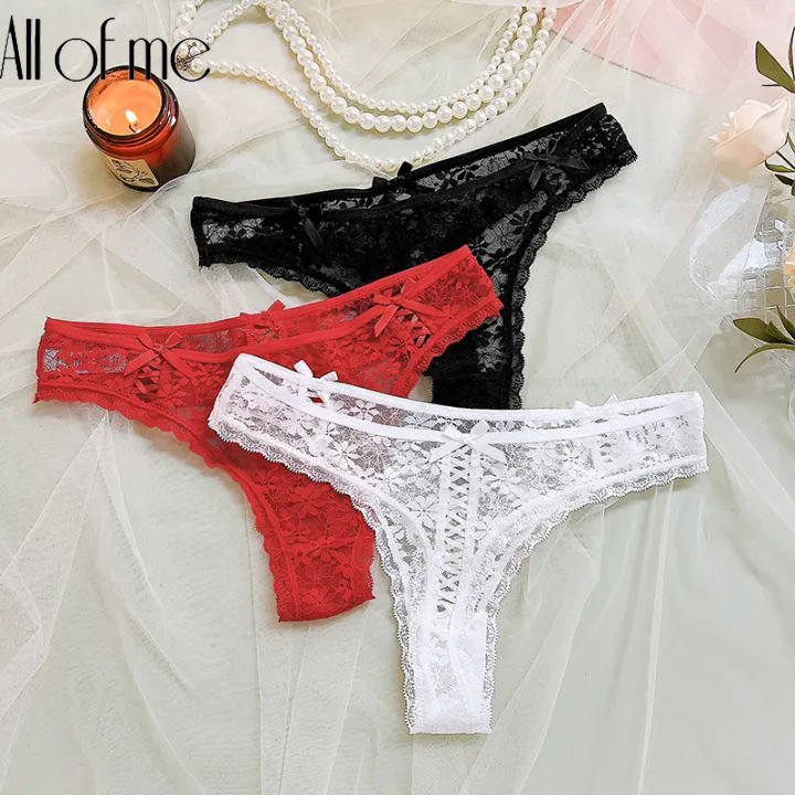 Allofme Sexy Lace Panty for Women Lengerie for Hot Sex Underwear Ladies  Stretchable Breathable Comfortable Perspective Panties Intimates Nighties Women  Sleep Wear Sex