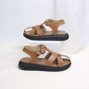 BELLEZA Keith Sepatu Sandal Wedges Tali Wanita Sendal Slingback Strap Belakang Hak Tinggi 35cm Model Terbaru Kekinian