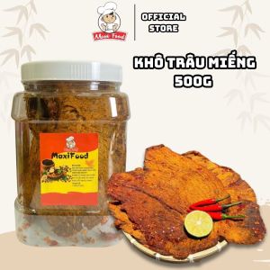 500g Khô Trâu Miếng Vị Cay Tứ Xuyên MAXIFOOD