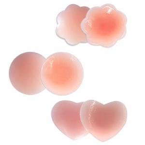 3 Pairs Womens Reusable Adhesive Nipple Covers Silicone Pasties Strapless Sticky Bra Breast Stickers Pads for Weddings