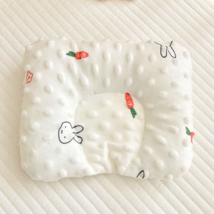 Mềm 3D doudou nhung bé gối bảo vệ đầu sơ sinh hình gối nam nữ đầu gối 20*25cm