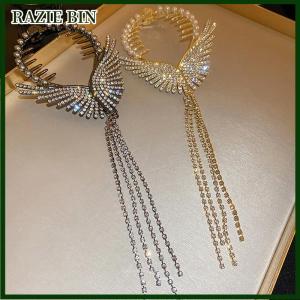 RAZIE BIN 1 cái kẹp tóc khóa đuôi ngựa đính đá ngọc trai kẹp tóc Phụ kiện tóc thẻ tóc Hàn Quốc cho nữ