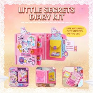 Pink Rabbit Childrens Secret Notepad With Lock Creative Cartoon Notebook Student Diary Stationery