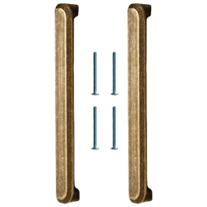 Bộ 2 phong cách vintages tay nắm ngăn kéo đồng màu vàng để Cá nhân hóa thiết kế nội thất và các dự án trang điểm nhà