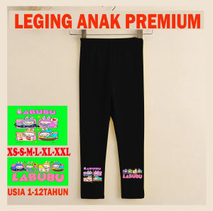 LEGGING ANAK BAHAN SPANDEK/LEGGING ANAK PEREMPUAN PREMIUM LABUBU