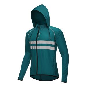WOSAWE Mens Cycling Hoodies Jacket Waterproof cortavientos ciclismo hombre MTB Bike Hooded Jackets Bicycle Windbreaker