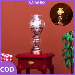 CANAMEK✨ 1:12 Dollhouse thu nhỏ LED ánh sáng nến đèn bàn đèn chiếu sáng nhà mô hình đồ nội thất trang trí nội thất đồ chơi nhà búp bê phụ kiện