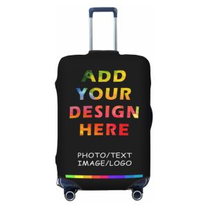 Customized Luggage Cover Protector Case Anti-scratch Travel Luggage Cover Stretchable Waterproof Fit 18 24 26 28 30 Inches