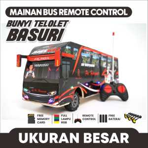 Mainan anak bus Telolet Basuri full lampu dan suara musik BP19