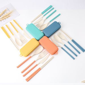 [SG Local seller] Wheat Material Simple Cutlery Set