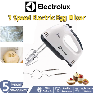 Electrolux 7 Speed Electric Egg Mixer Multifunctional Cake Food Mixer Adjustable Hand-held Egg Beater Whisk Kitchen Tool 搅拌器 打蛋器