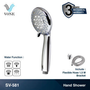 VONE Hand shower Mandi Handshower Multi Fungsi Air SV-581 Chrome