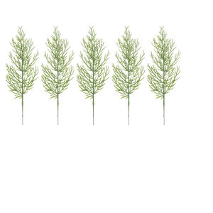 5/10Pcs Artificial Green Pine Branches 35cm Plastic Imitation Pine Branches Fake Plants Christmas DIY Garland Home Christmas Tree Decoration