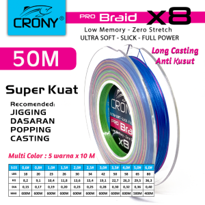 Senar PE X8 Crony Pro Braid 50M