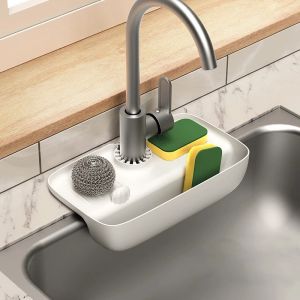 INLIFESilicone Faucet Mat For Kitchen Sink Splash Drain Pad/ Faucet Splash Catcher Countertop Protector For Bathroom Soap Drainer Tray