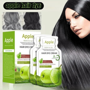 Hair Dye Cream Non-Staining To Scalp Natural Black Tea Color For Home Salon Youth Elderly/Professional Hair Color Product/Easy Application