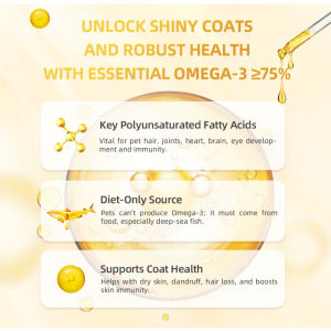 Dr.Vet 75% Pure Fish Oil for Cats and Dogs (80 Tablets)