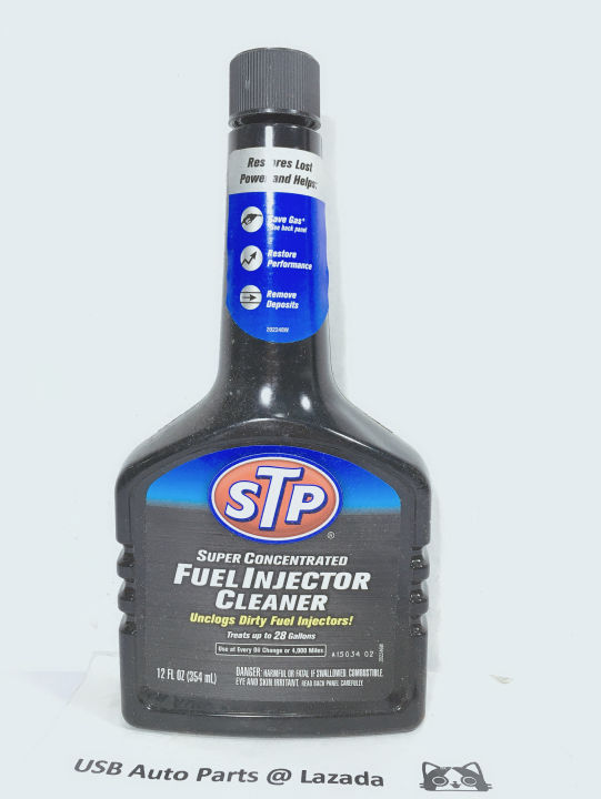 STP SUPER CONCENTRATED FUEL INJECTOR CLEANER Unclogs Dirty Fuel