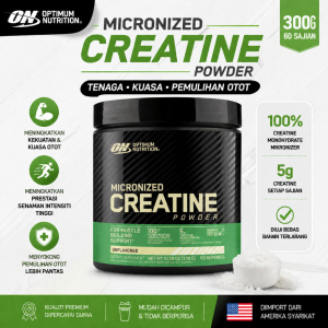 Micronized Creatine Powder - Unflavored - Supports Muscle Building - 100% Pure Creatine Monohydrate - 30 Servings - Shipped from Singapore