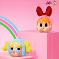 Original Pop Mart Crybaby Powerpuff Girls Series Action Figures Vinyl Face Plush Anime Figure Desktop Decoration Popmart Model Toy. 