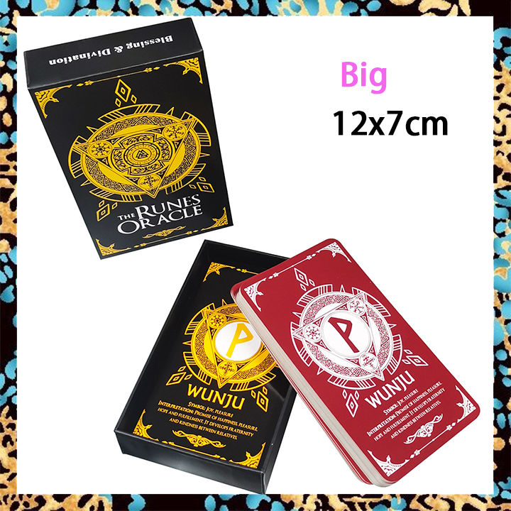 The Runes Oracle Card | Kích Thước Lớn Tiêu Chuẩn 12X7Cm | 44 Lá | Thẻ ...