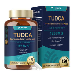 Totaria TUDCA Liver Support - Advanced Bile Salts Formula for Liver Detox & Gallbladder Health - Professional Strength Liver Cleanse (60 Capsules)