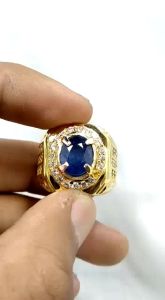 CINCIN BATU PERMATA BLUE SAFIR ORIGINAL AFRICA
