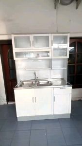 ตู้ครัวอลูมิเนียมแท้ 100% / 2 อ่าง