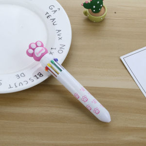 Ready Stock 10 Color Ball Point Pen Cute Cartoon 网红十色圆珠笔