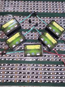 LAMPU STROBO TEXT 5 BARIS 12volt 24 volt