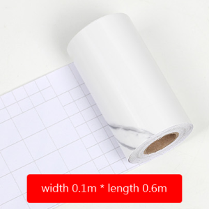 Bathroom Wallpaper Waterproof Self Adhesive Kitchen Wall Decor Mildew-proof Oil-proof Tile Sticker