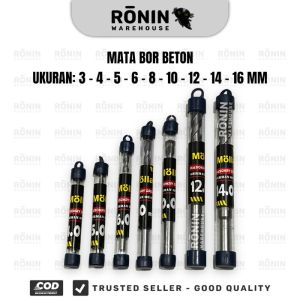 Mata Bor Beton Tembok 4 5 6 8 10 - 16mm Dinding Masonry Drill MOLLAR