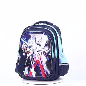 กระเป๋าเป้โรงเรียนประถมอุลตร้าแมนแท้สำหรับเด็กผู้ชาย กระเป๋าเป้สะพายหลังขนาดใหญ่ป้องกันกระดูกสันหลังสำหรับเด็กผู้ชายชั้นประถมศึกษาปีที่หนึ่งถึงห้า Hot