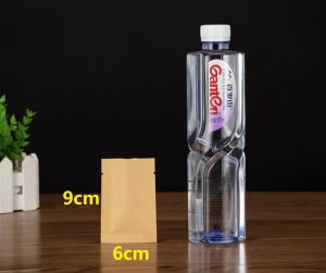 100pcs Brown Kraft Flat Pouch Aluminum Foil Coffee Drip Bag Single Packaging Dripper Filter Bags