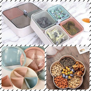 Hộp Mứt Khay Đựng Mứt Bánh Kẹo Tết Đa Dạng Kiểu Dáng HARU Inochi