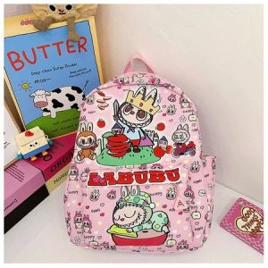 Tas Ransel Anak TK Paud / Backpack Sekolah Motif Kartun Labubu Lucu Import