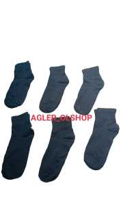 3 PASANG KAOS KAKI ANTI BAU WARNA HITAM POLOS UKURAN DI ATAS MATA KAKI