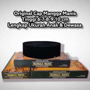 peci sholat anak laki laki merek mangga manis bahan halus tebal kwalitas anti air songkok nasional kopiah hitam polos kupiah santri terbaru kopeah viral
