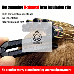 6/12Pcs U-shaped Insulation Clip High Temperature Salon Hair Perming Barber Perm Hair Pad Curly Accessory Styling Tools H260729