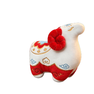 VIVIDI 20/25/35 cm Búp bê nhồi bông hình cừu theo dấu hiệu cung hoàng đạo. Động vật hoạt hình Vải nhung mềm mại Gối thú nhồi bông Dễ thương Thú nhồi bông hình cừu Quà tặng năm