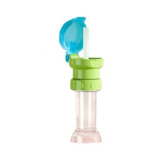 Self Drinking Turn Cap Straw Sippy Lid for Toddlers Babies with 2 Size Caps Safety Silicone Trainer Cup Lid for Babies