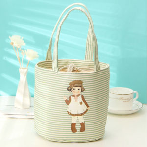 DANLE กระเป๋า lunch box กระเป๋าใส่กล่องข้าว lunch box bag กระเป๋าเก็บอุณหภูมิ กระเป๋าเก็บความร้อน มีหูหิ้ว กระเป๋า กระเป๋าถือ กระเป๋าเก็บอุณหภูมิ กระเป๋าเก็บความร้อนและเย็น กระเป๋